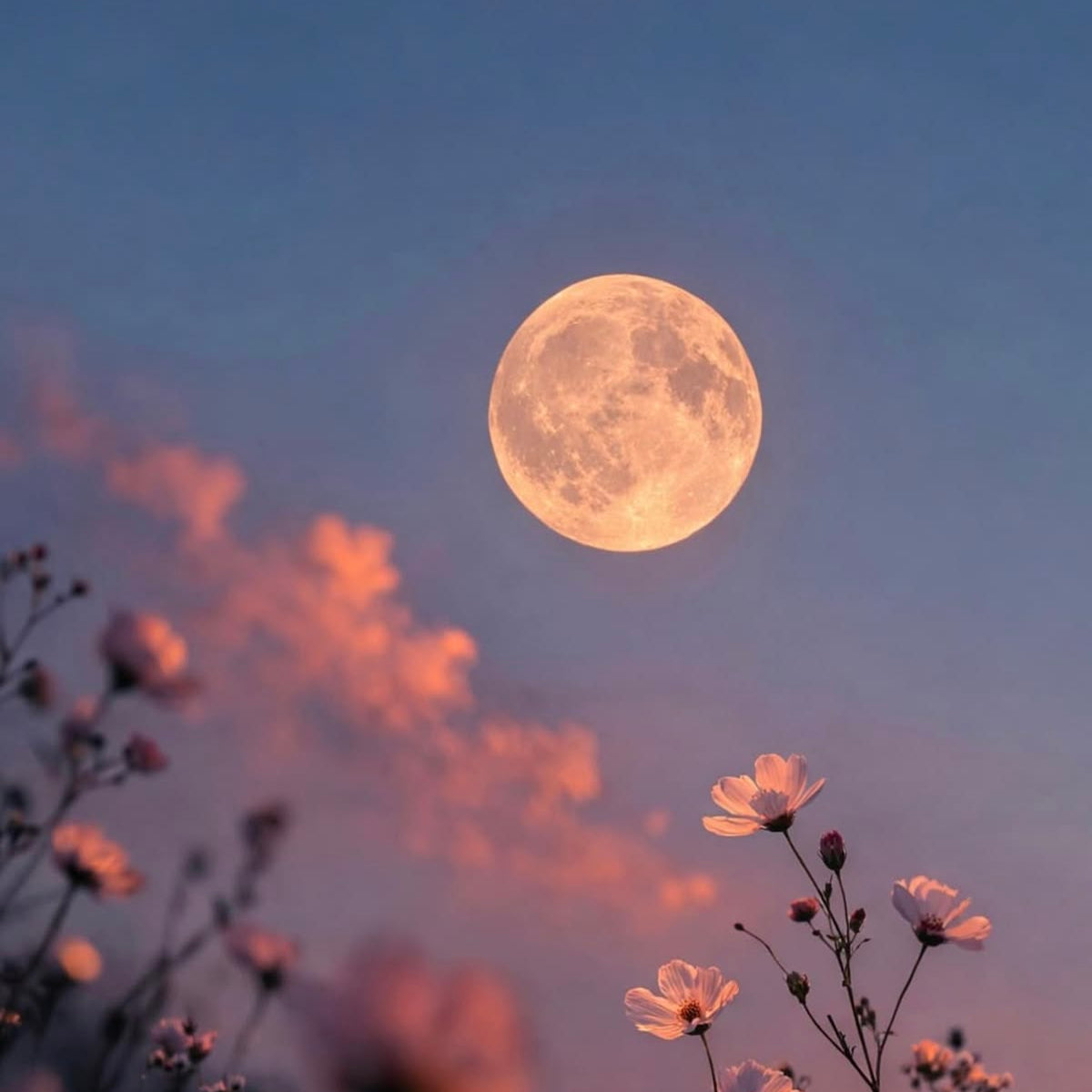 Luna llena 1 de mayo , la luna de las flores - Bendita Eva