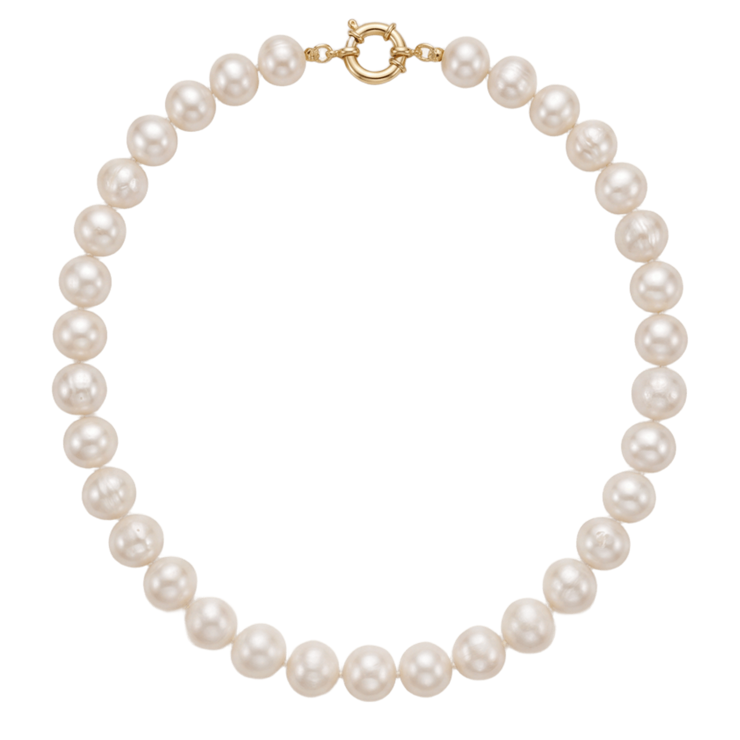collar de perlas naturales Charlotte de Bendita Eva es una joya exclusiva, diseñada con perlas redondas de 13-14 mm de calidad AAA,