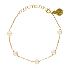 Pulsera Monique y perlas naturales