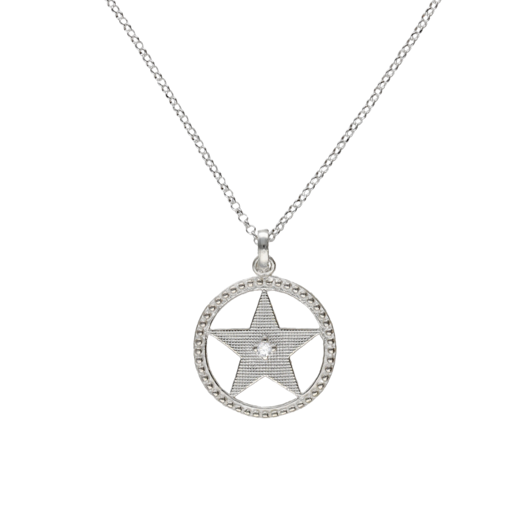 Colgante plata Sheriff